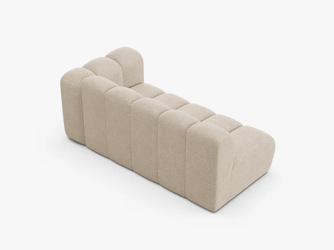 Grandé (rechts) in Bouclé, 175 cm Breite - Modulsofa