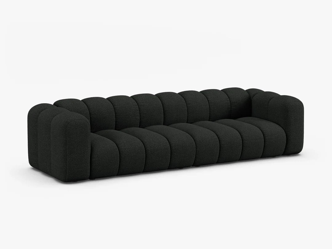Grandé 4-Sitzer in Bouclé #Variant_Schwarz