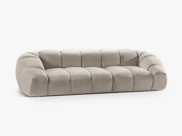 Monto Sofa 4-3-3-1 in Bouclé Beige - Spezialanfertigung