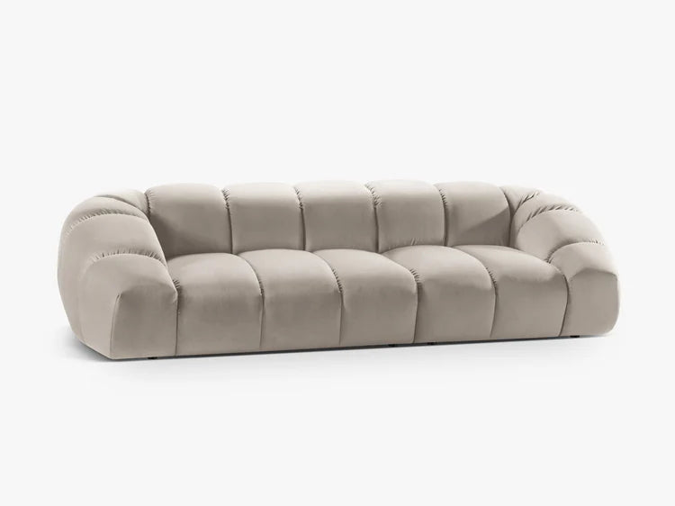 Monto in Samt, 294 cm Breite - Modulsofa