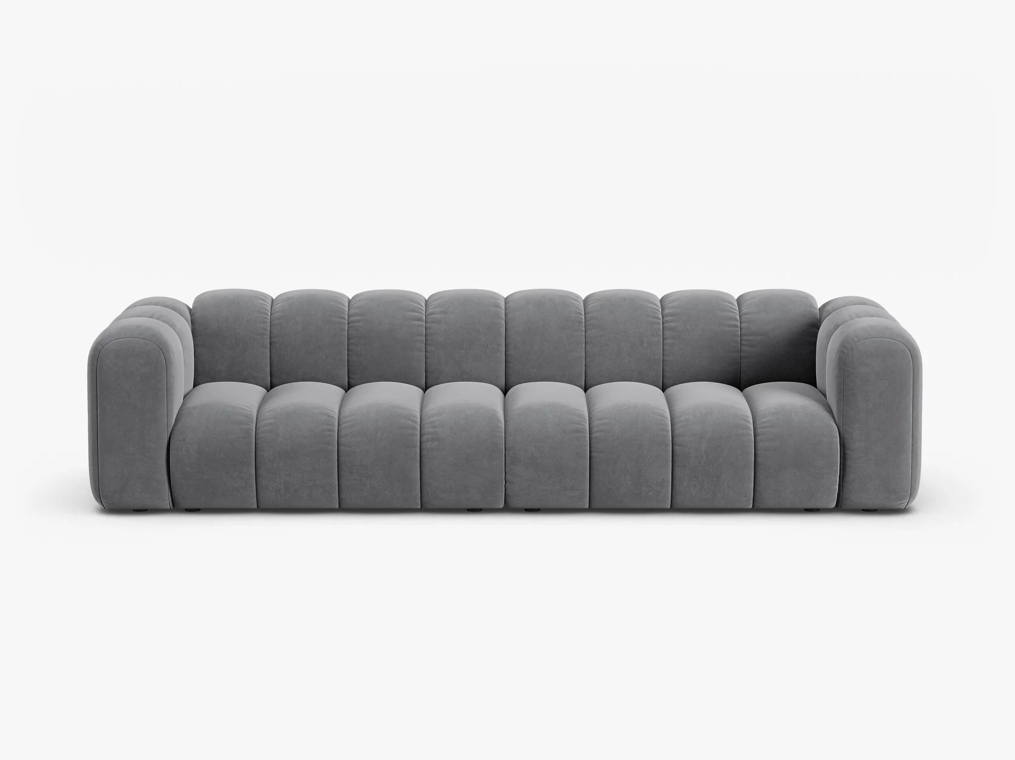 Grandé 4-Sitzer in Samt, 290 cm Breite - Modulsofa