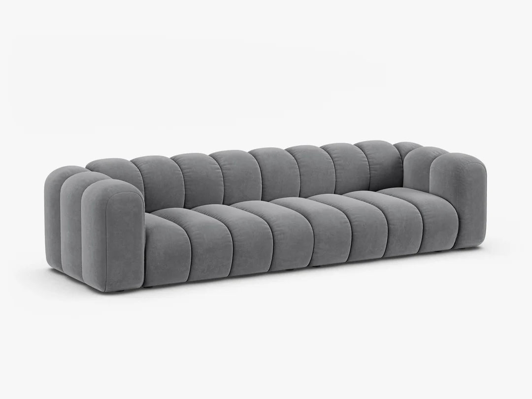 Grandé in Samt, 290 cm Breite - Modulsofa