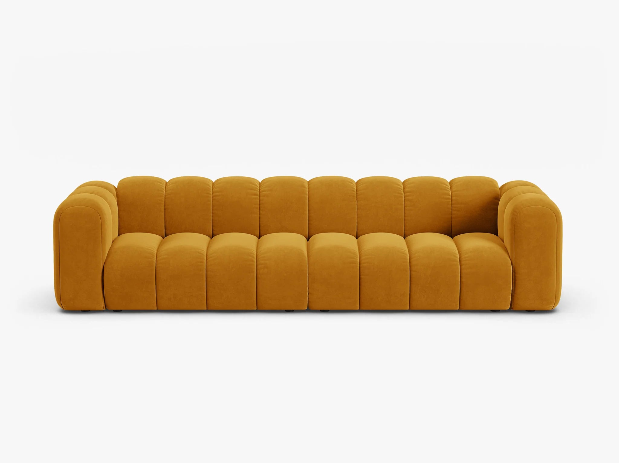 Grandé in Samt, 290 cm Breite - Modulsofa