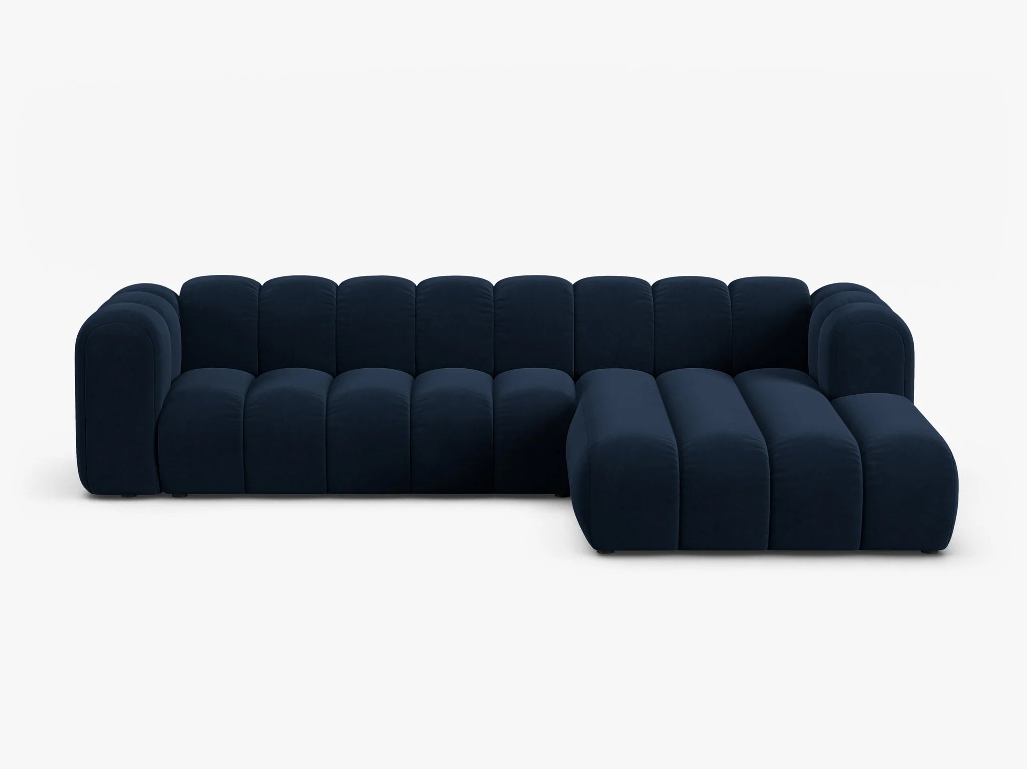 Grandé in Samt, 290 cm Breite - Modulsofa