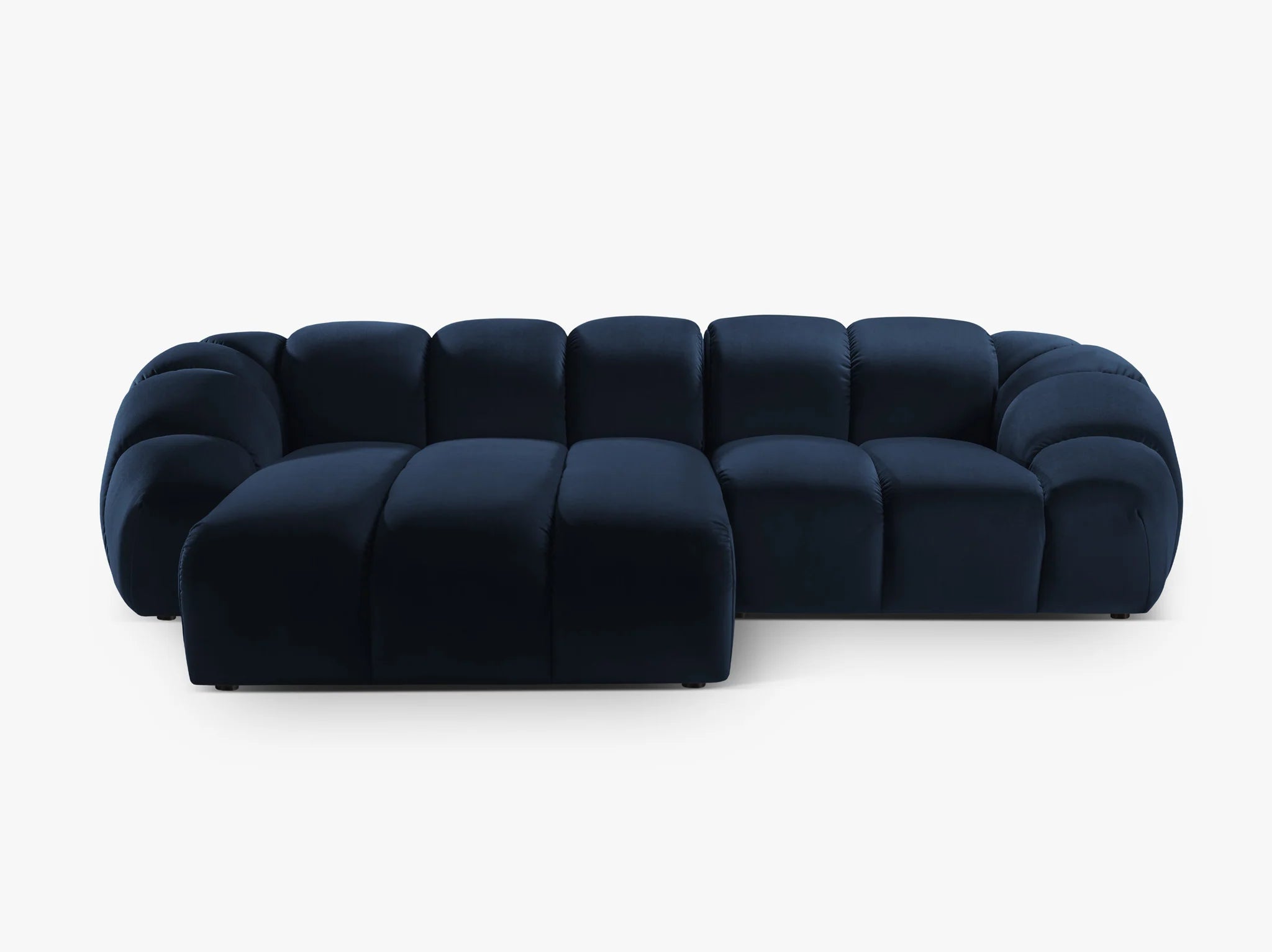 Monto Ecksofa (links) in Samt, 270 cm Breite - Modulsofa-3
