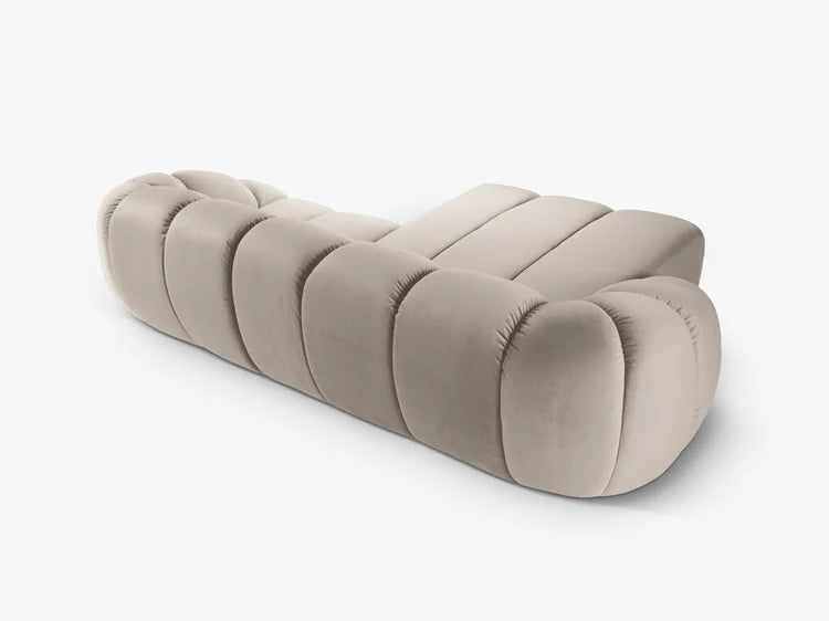 Monto Ecksofa (links) in Samt, 270 cm Breite - Modulsofa-6