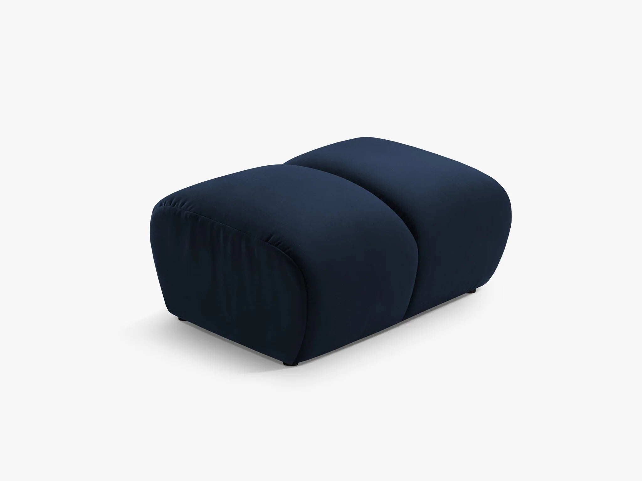 Monto Hocker in Samt, 70 cm Breite - Modulsofa-4