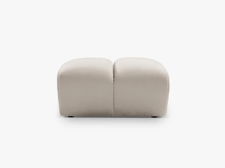 Monto Hocker in Samt, 70 cm Breite - Modulsofa-6