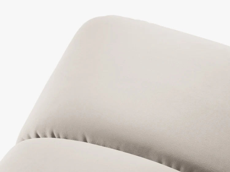 Monto Hocker in Samt, 70 cm Breite - Modulsofa-7