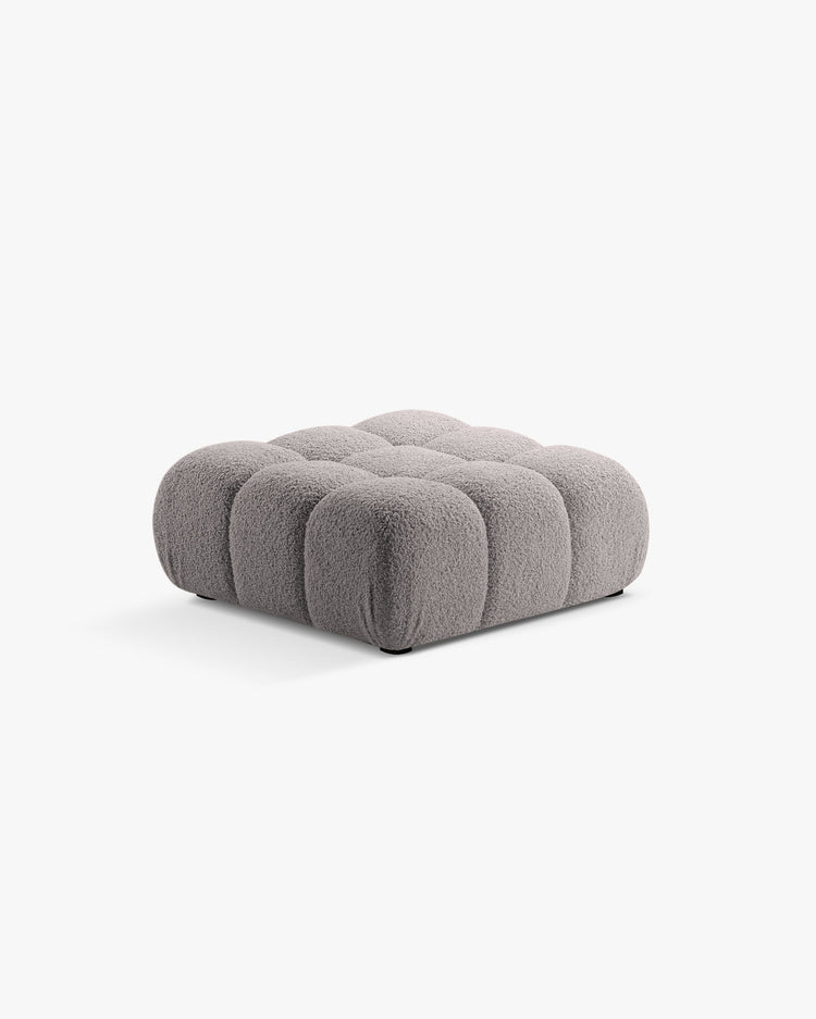 PolsterOase Hocker - Selene Hocker aus Bouclé, 95 cm – Ansicht 01
