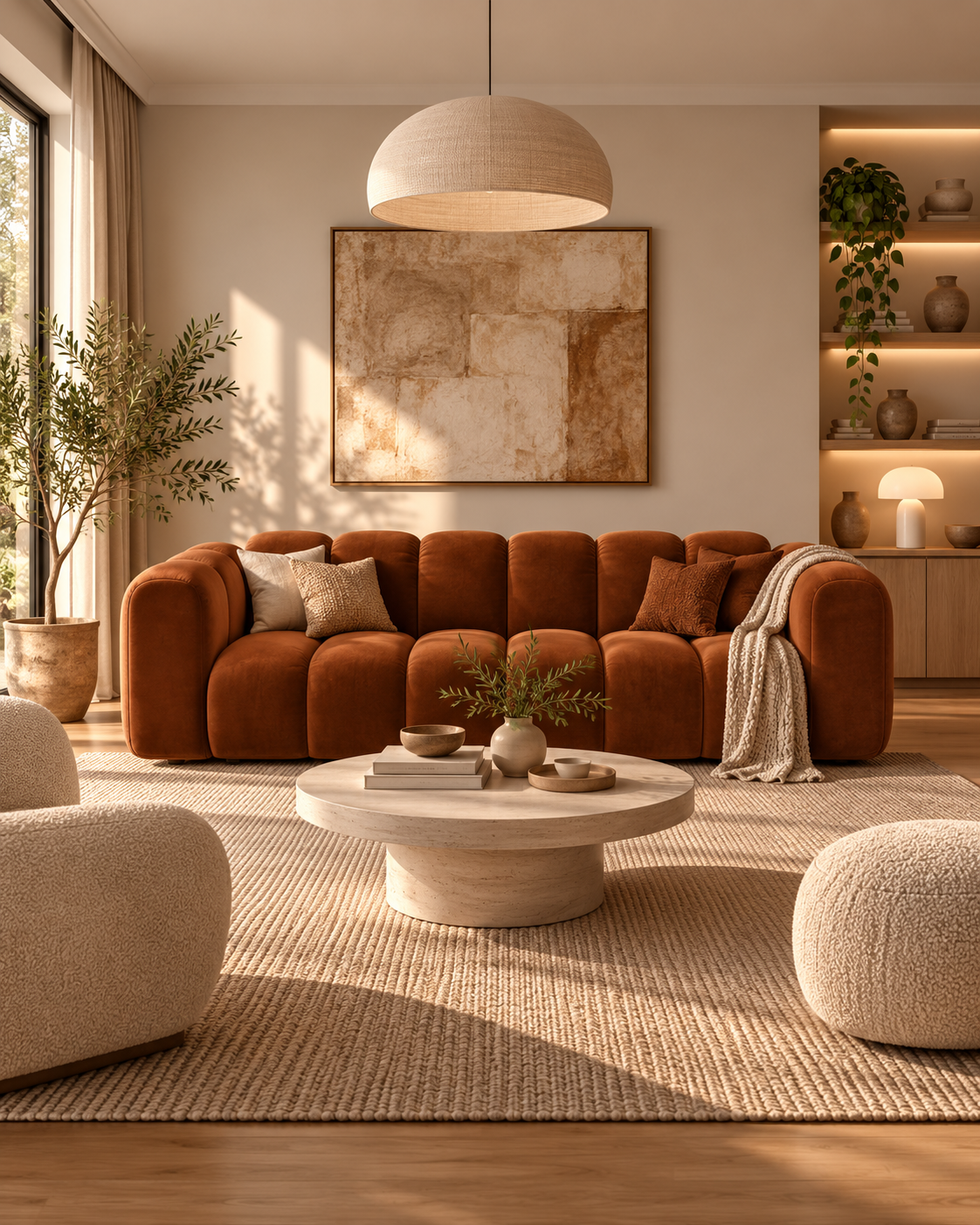 PolsterOase Sofa – Grandé Sofa aus Samt, Dreisitzer, 230 cm – zusätzliche Produktansicht
