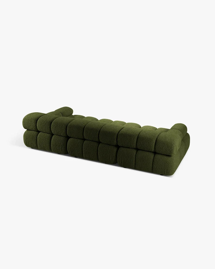 PolsterOase Modulsofa - Selene Sofa aus Bouclé, Dreisitzer, 285 cm – Ansicht 11