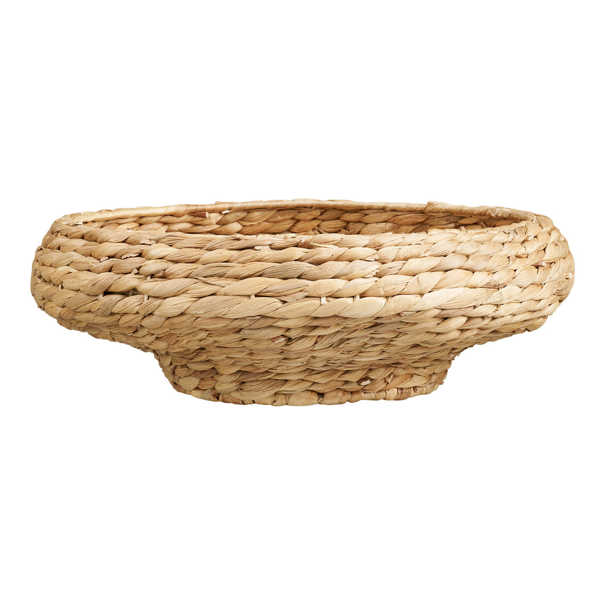 PolsterOase Möbel – Frellesvig Tablett aus Wasserhyazinthe, Natur, Ø 38 cm