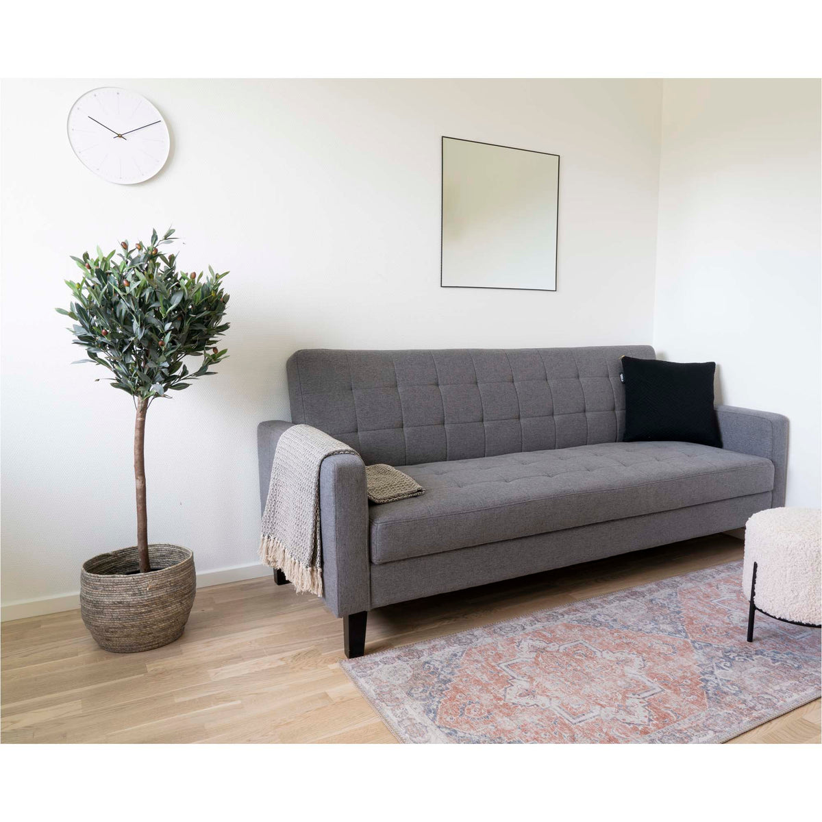 PolsterOase Möbel – Havana Teppichläufer aus Chenille, Orange/Blau, 80 × 200 cm – Ansicht 2