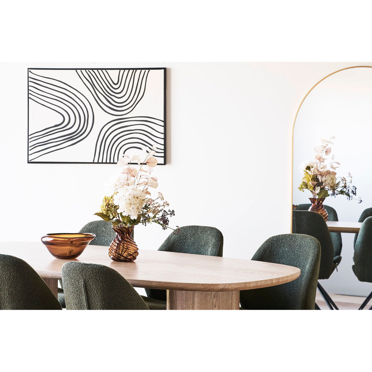 PolsterOase Möbel – Hortensien Kunstblumenstrauß aus PE, Kunststoff, Farbmix – Ansicht 3