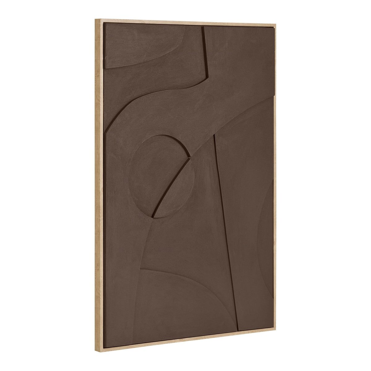 PolsterOase Möbel – Isabella Relief, Wanddeko Nr. 2, Braun, 60 × 90 cm – Ansicht 2