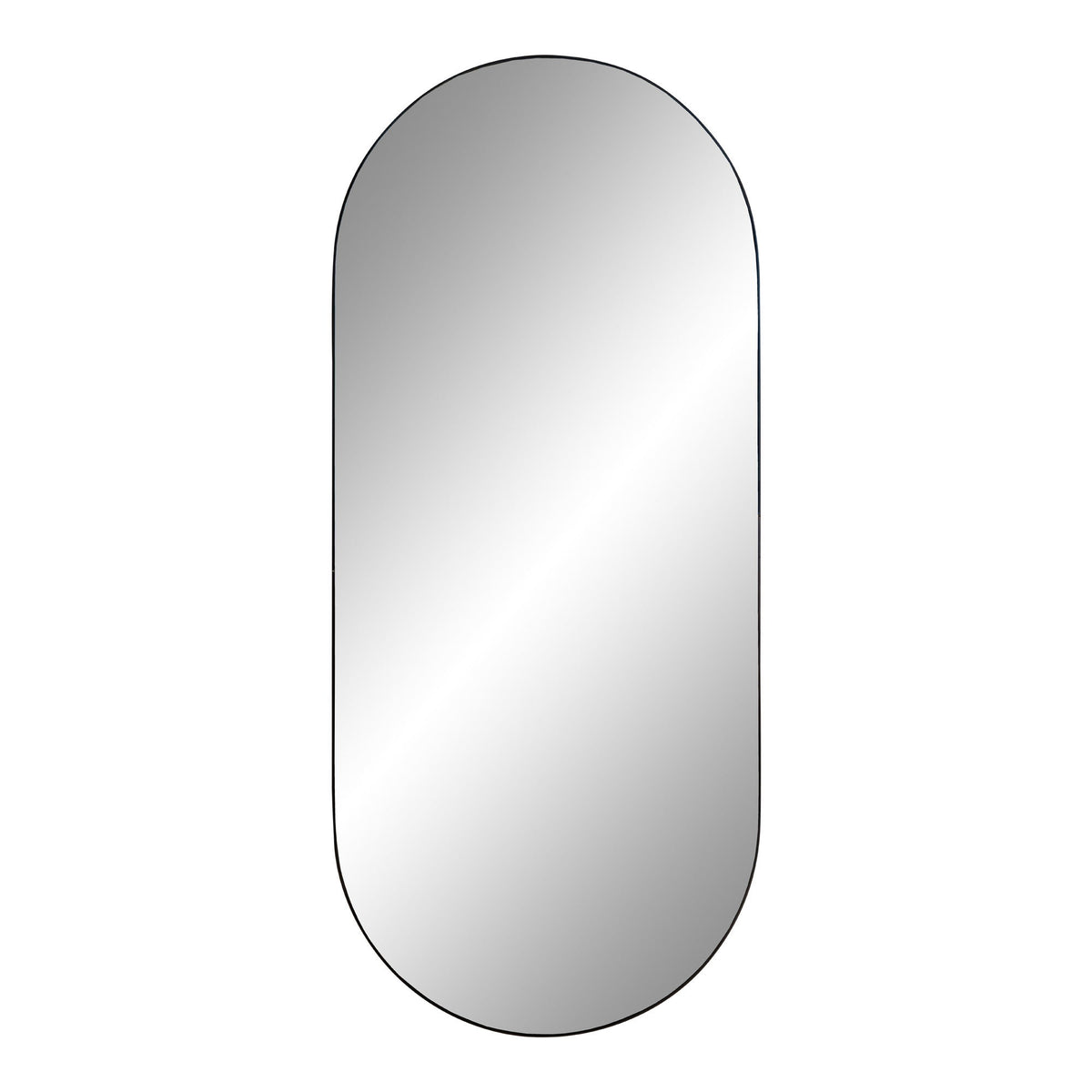 PolsterOase Möbel – Jersey Spiegel mit Stahlrahmen, 35 × 80 cm