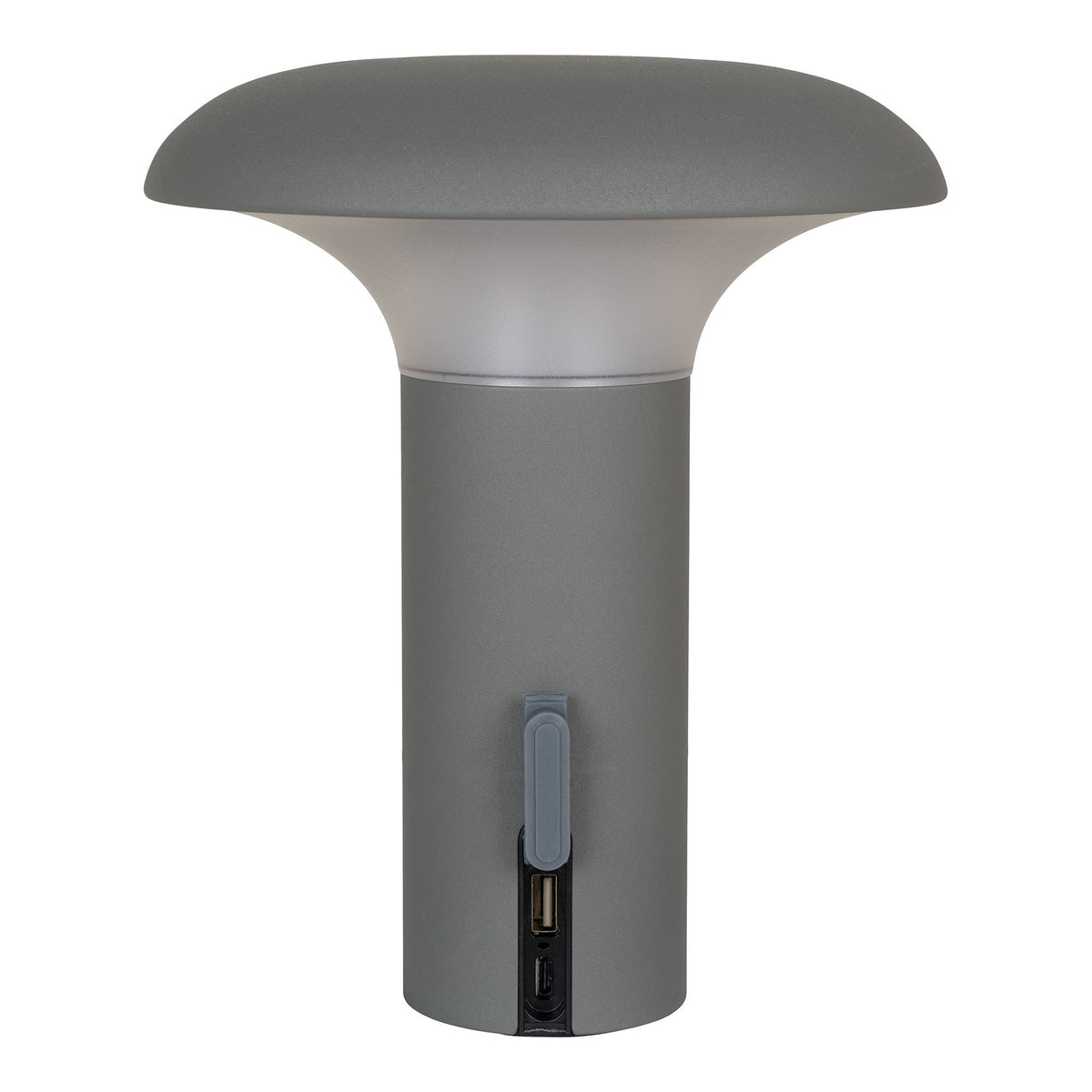 PolsterOase Möbel – Ramsey Akku, LED, Lampe aus Polypropylen, Grau – Ansicht 4