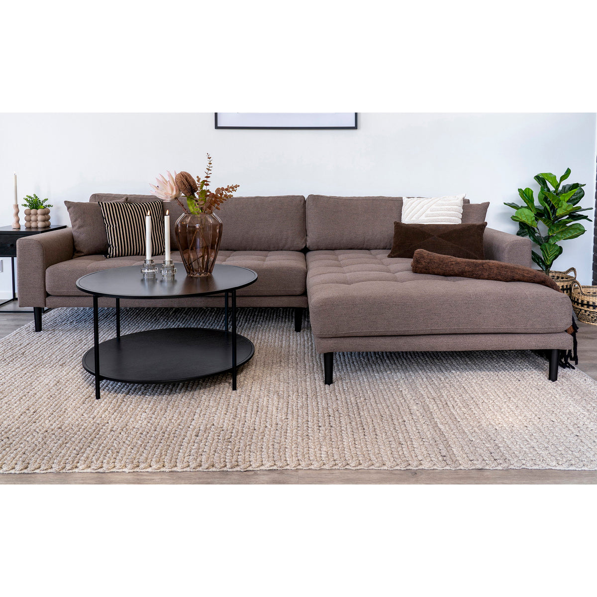PolsterOase Möbel – Vita Couchtisch aus Stahl, Ø 80 × H 45 cm – Ansicht 2