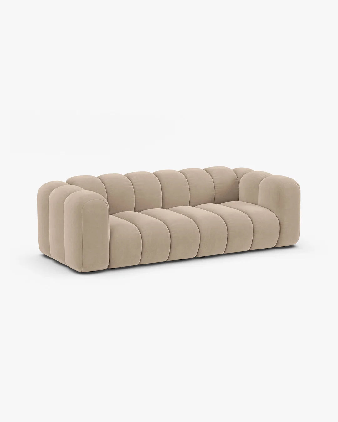 PolsterOase Sofa – Grandé Sofa 3-Sitzer in Samt, 230 cm Breite – Ansicht 05