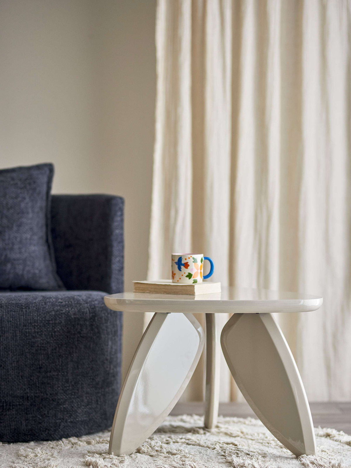 PolsterOase Tisch – Couchtisch Magia, Weiss – Ansicht 02