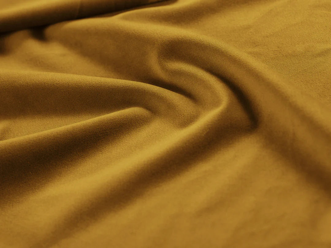 PolsterOase Selene Ecksofa (links) in Samt, 282 cm Breite - Modulsofa -4 #Variant_Gold