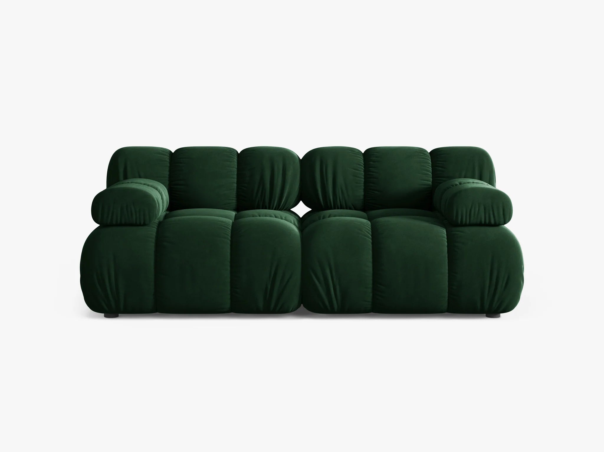 Selene 2-Sitzer Sofa in Samt, 188 cm Breite - Modulsofa-4