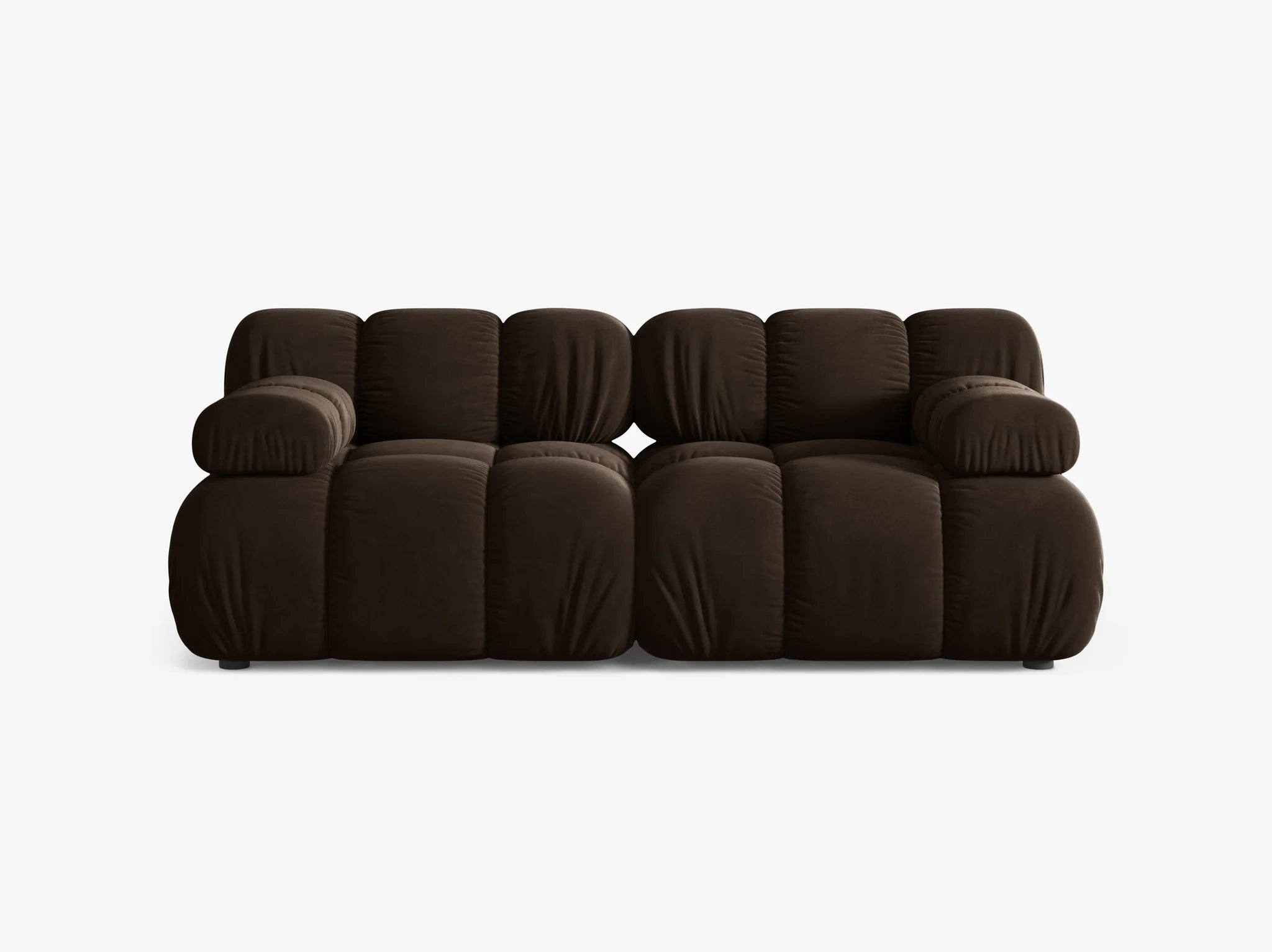 Selene 2-Sitzer Sofa in Samt, 188 cm Breite - Modulsofa-5