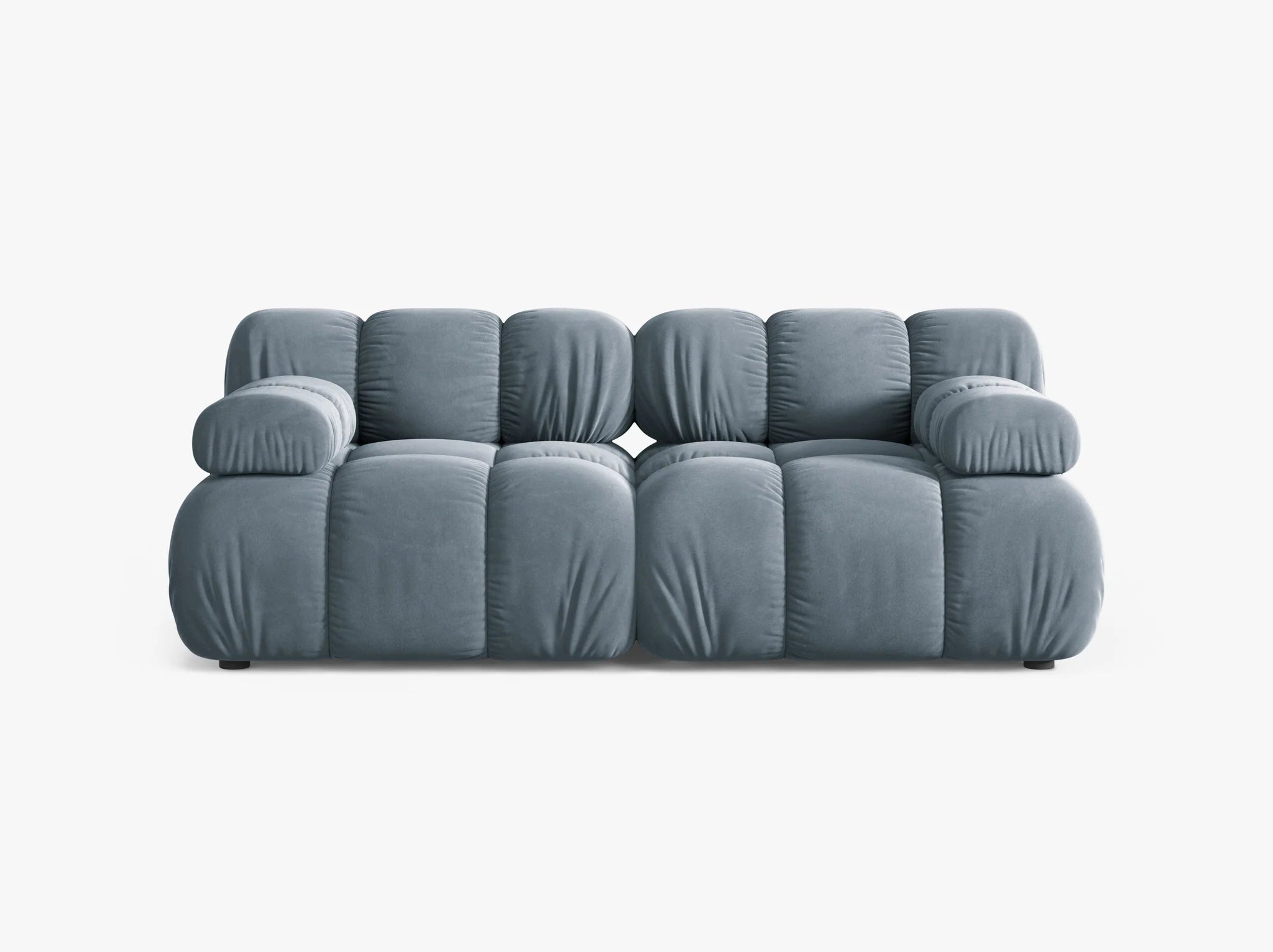 Selene 2-Sitzer Sofa in Samt, 188 cm Breite - Modulsofa-7