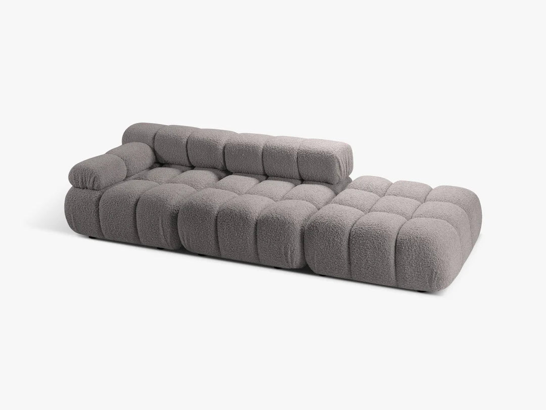 Selene 4-Sitzer Sofa (links) in Bouclé, 282 cm Breite - Modulsofa-4