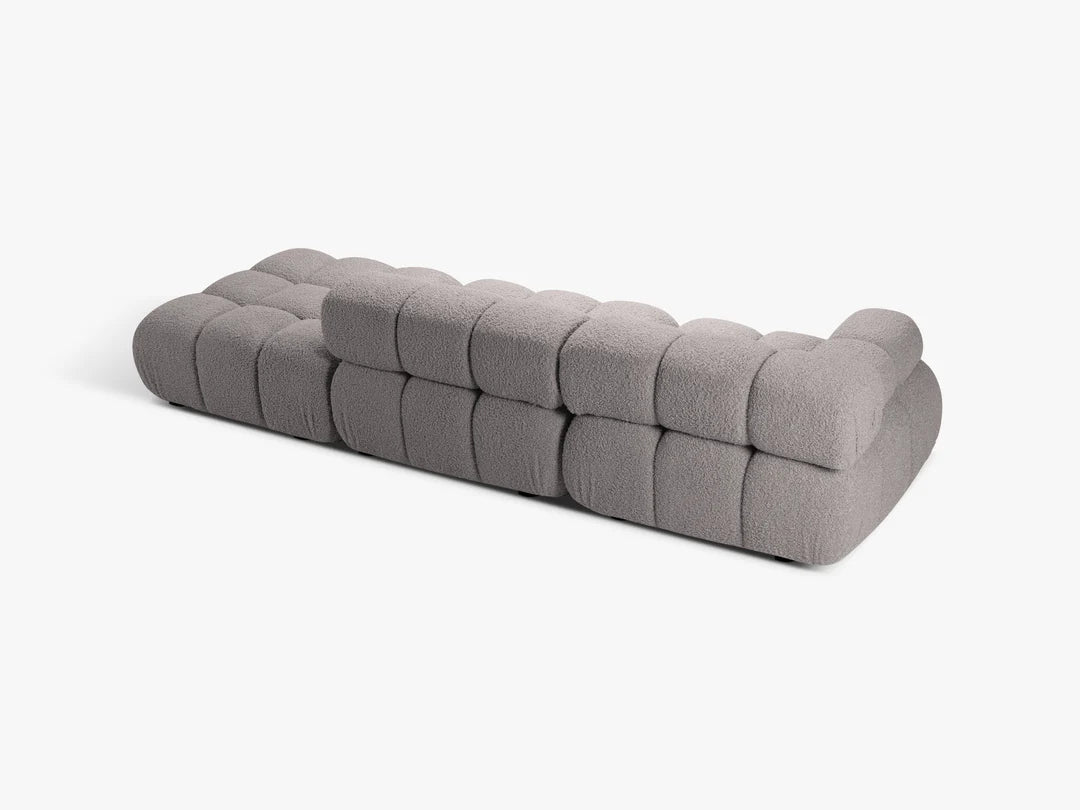 Selene 4-Sitzer Sofa (links) in Bouclé, 282 cm Breite - Modulsofa-5