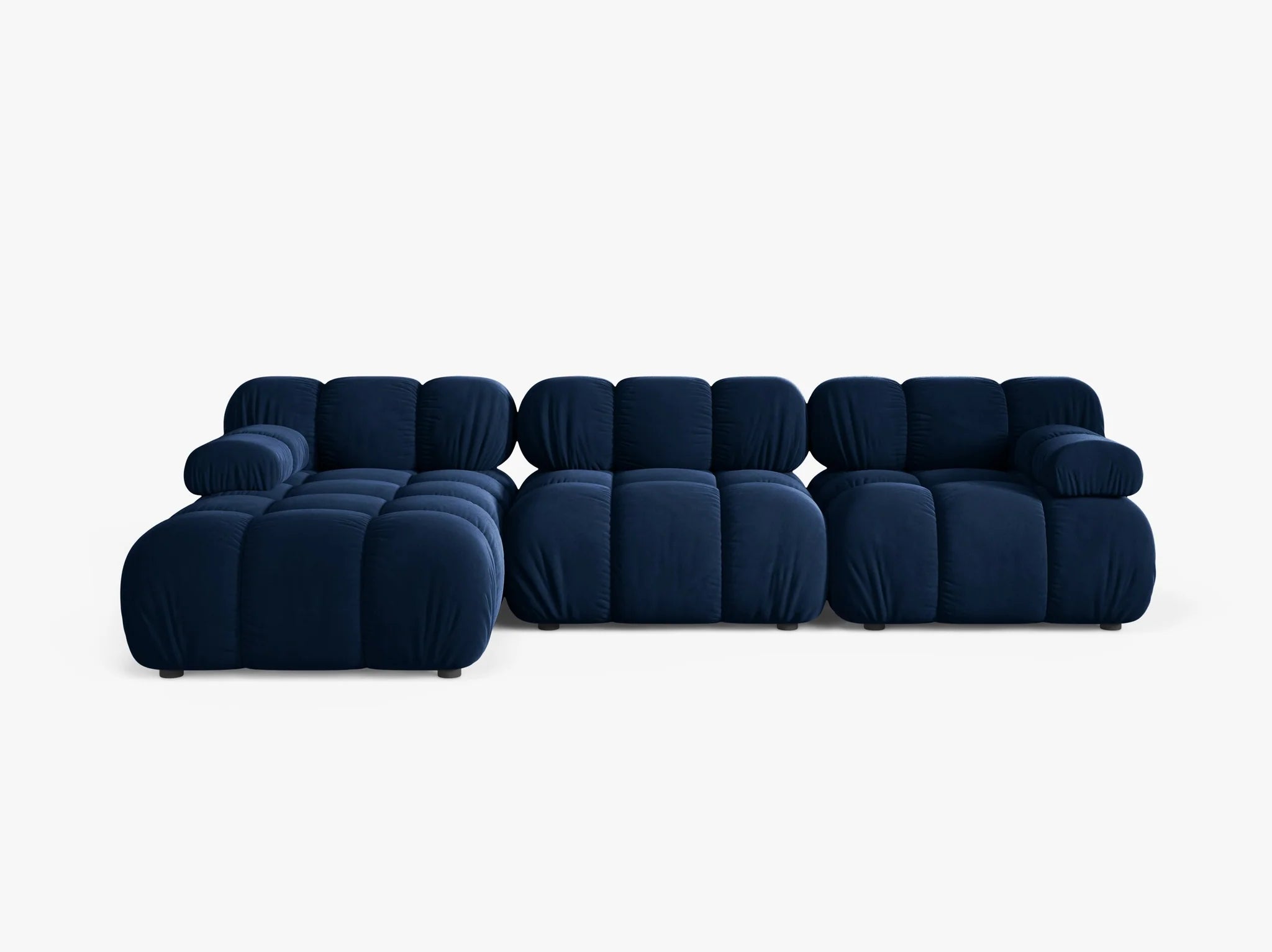 Selene Ecksofa (links) in Samt, 282 cm Breite - Modulsofa-7