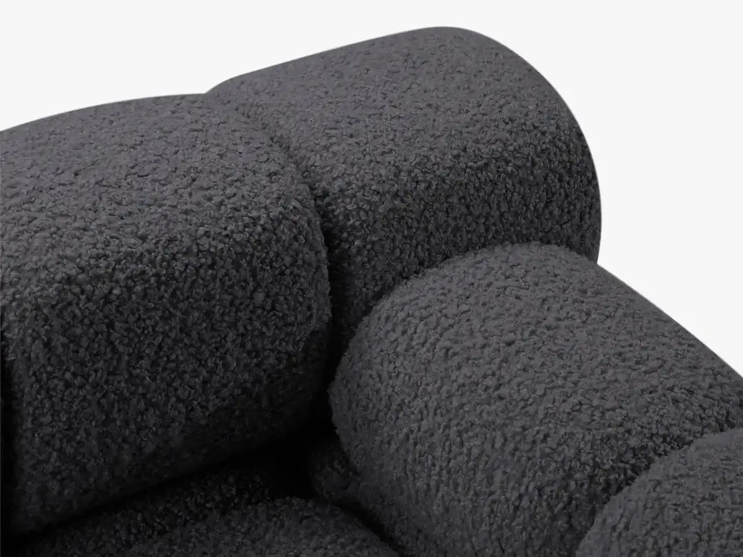 Selene Ecksofa (rechts) in Bouclé, 282 cm Breite - Modulsofa-7