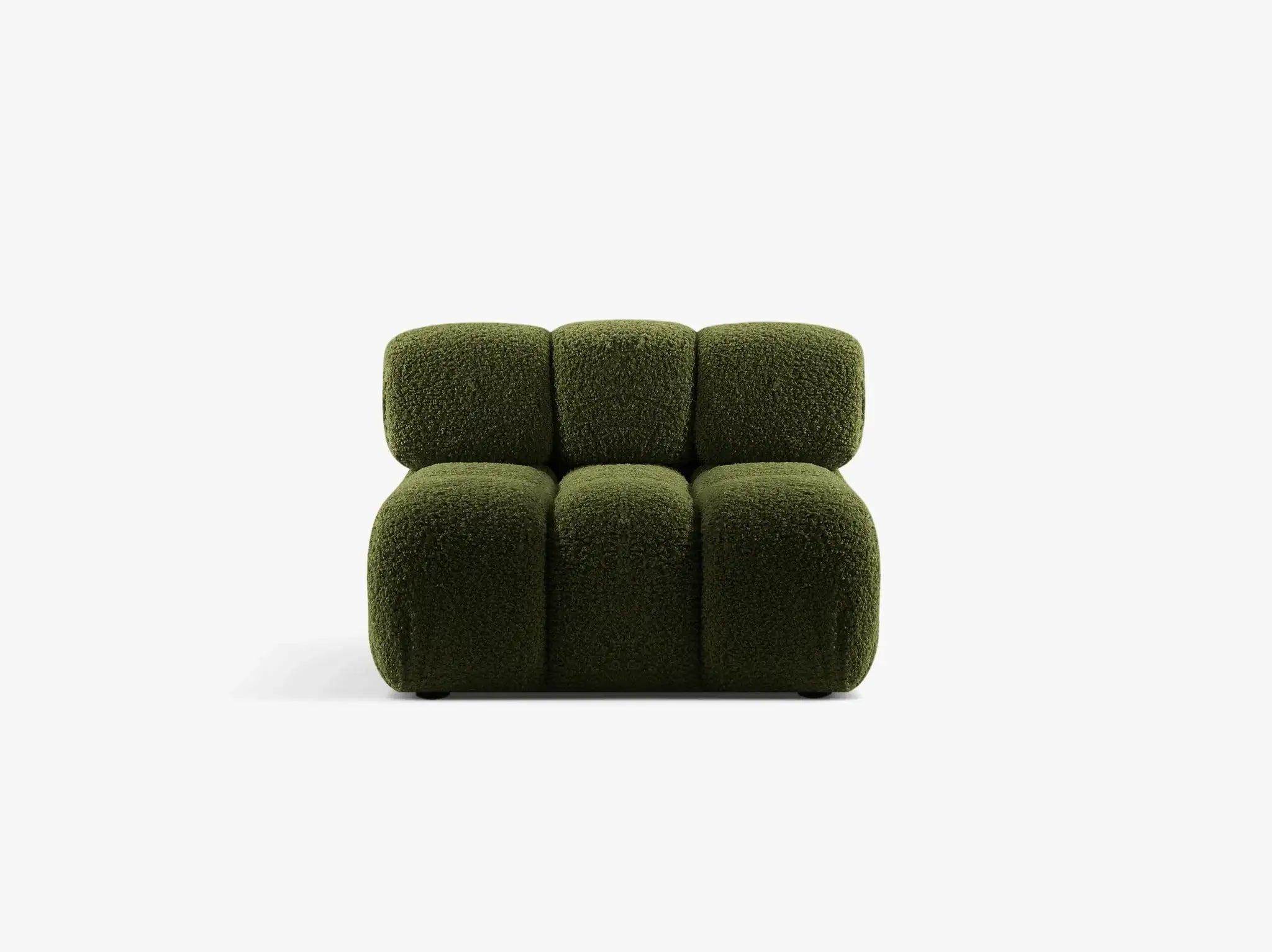 Selene Mittelmodul in Bouclé, 94 cm Breite - Modulsofa-7