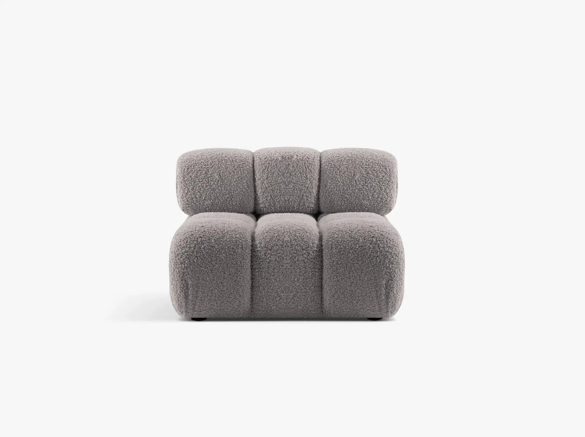 Selene Mittelmodul in Bouclé, 94 cm Breite - Modulsofa