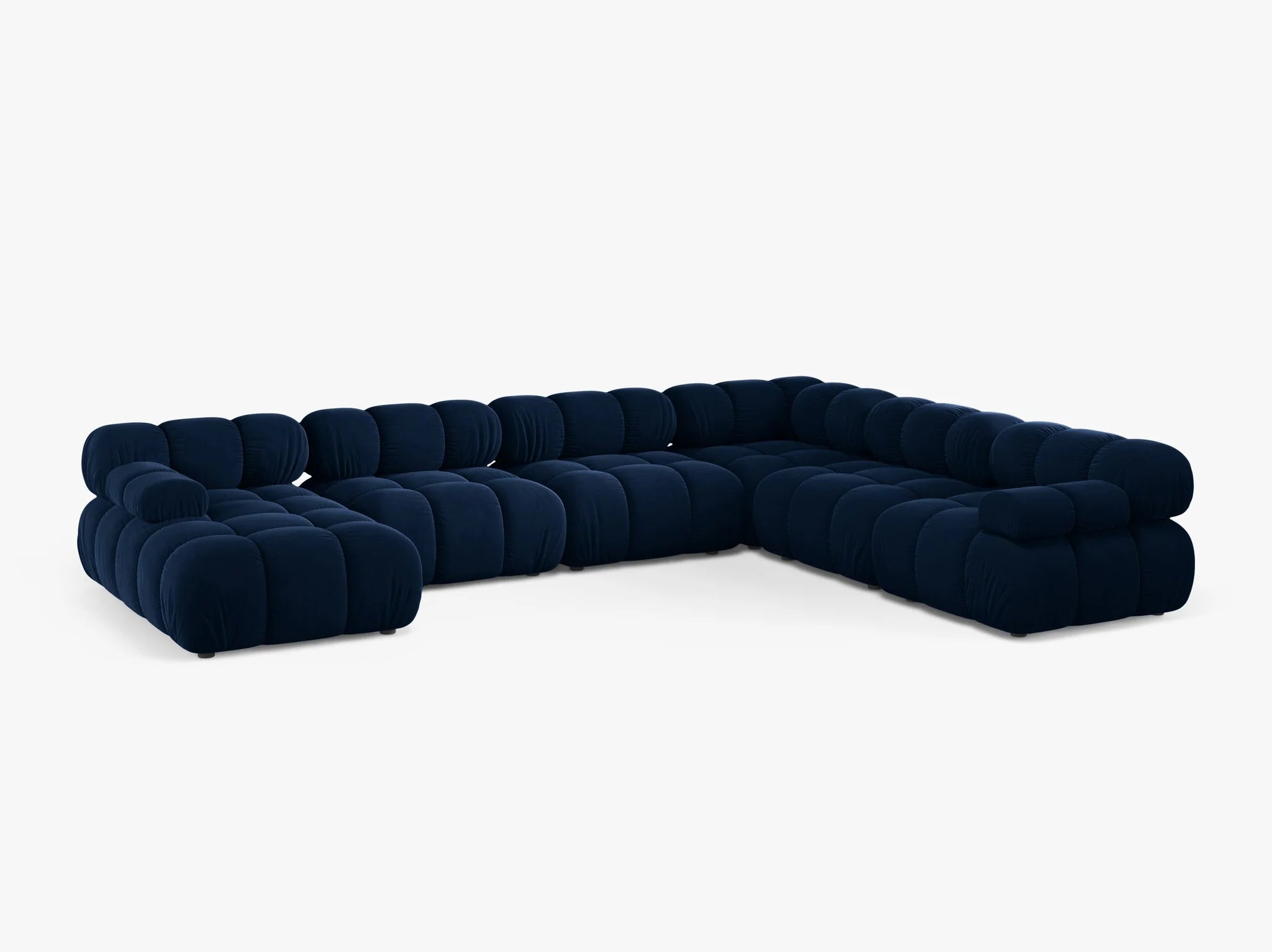 Selene Sofa Wohnlandschaft (rechts) in Samt, 376 cm Breite - Modulsofa-6