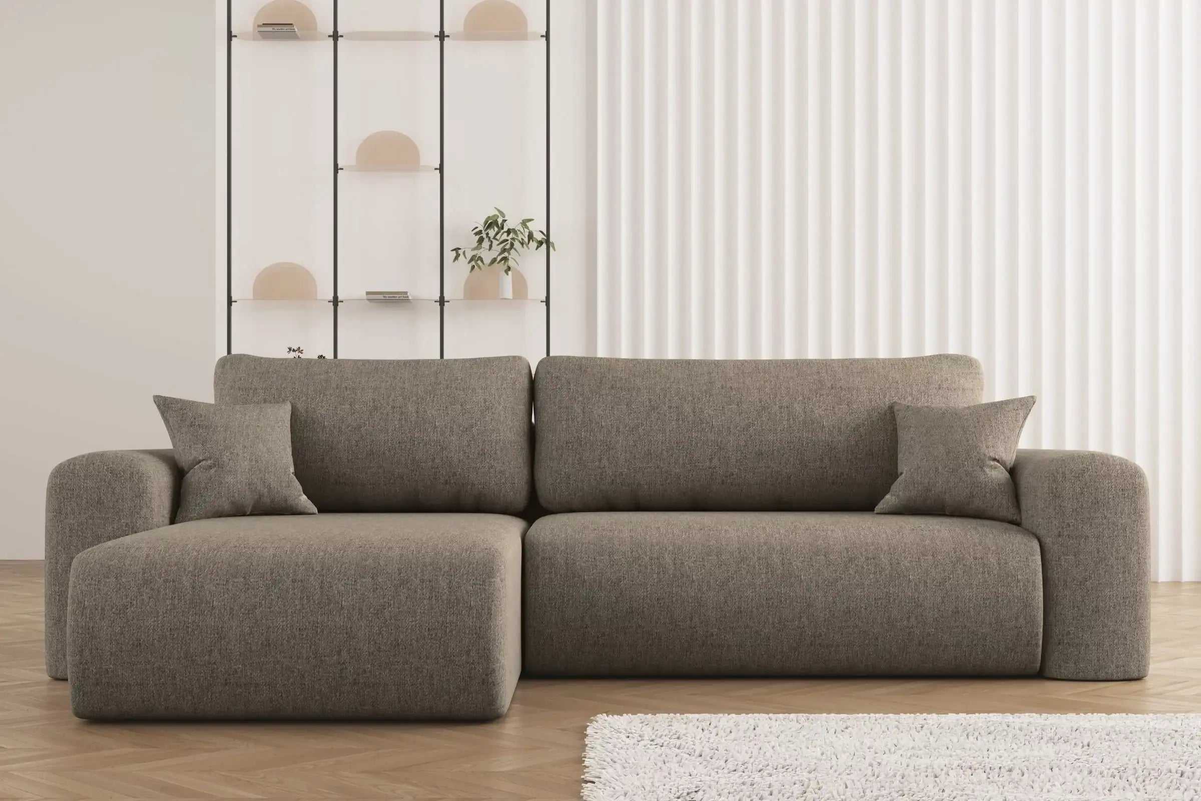 Ecksofa Capri #Variant_Braun-Links