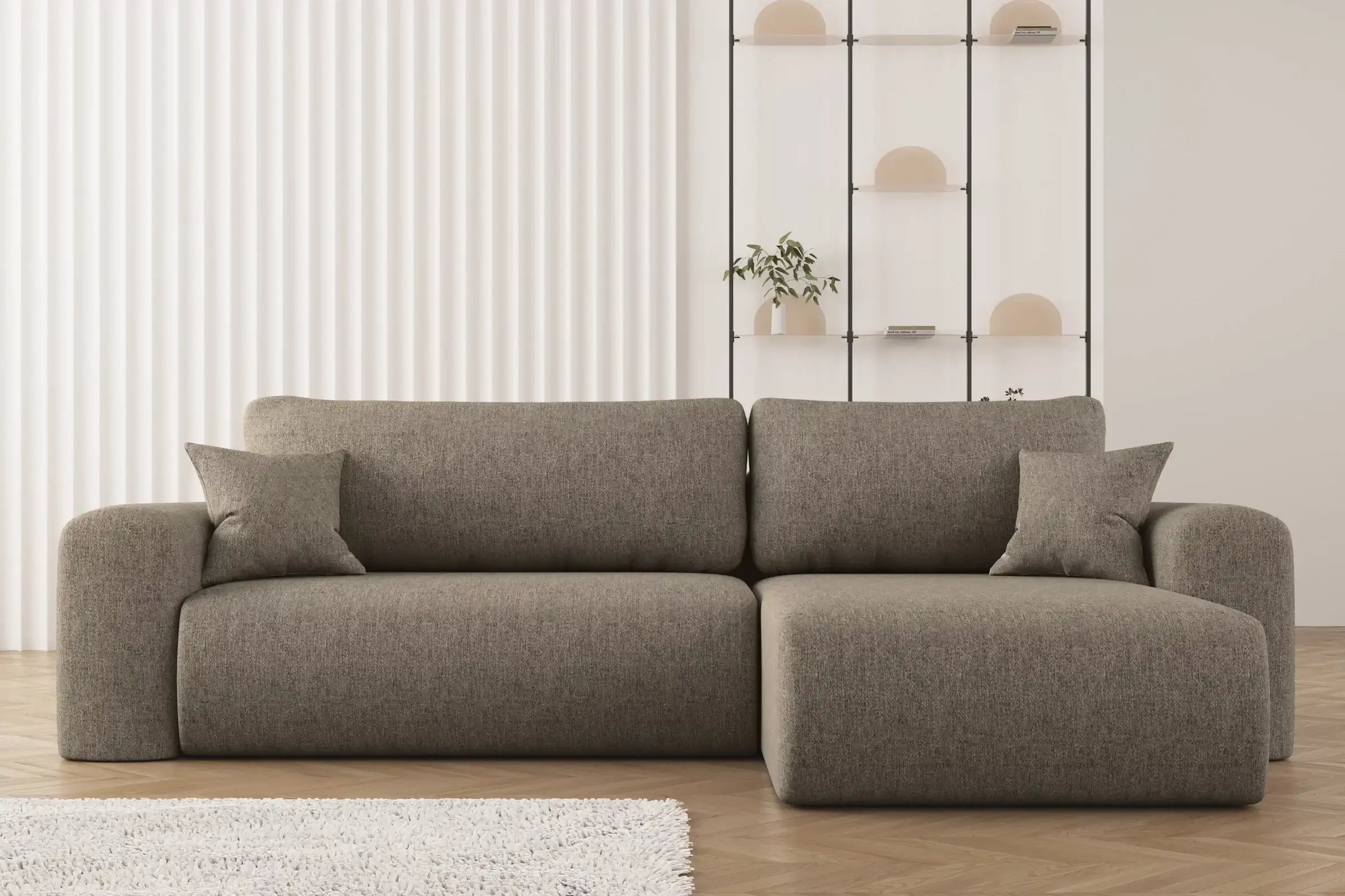 Ecksofa Capri #Variant_Braun-Rechts