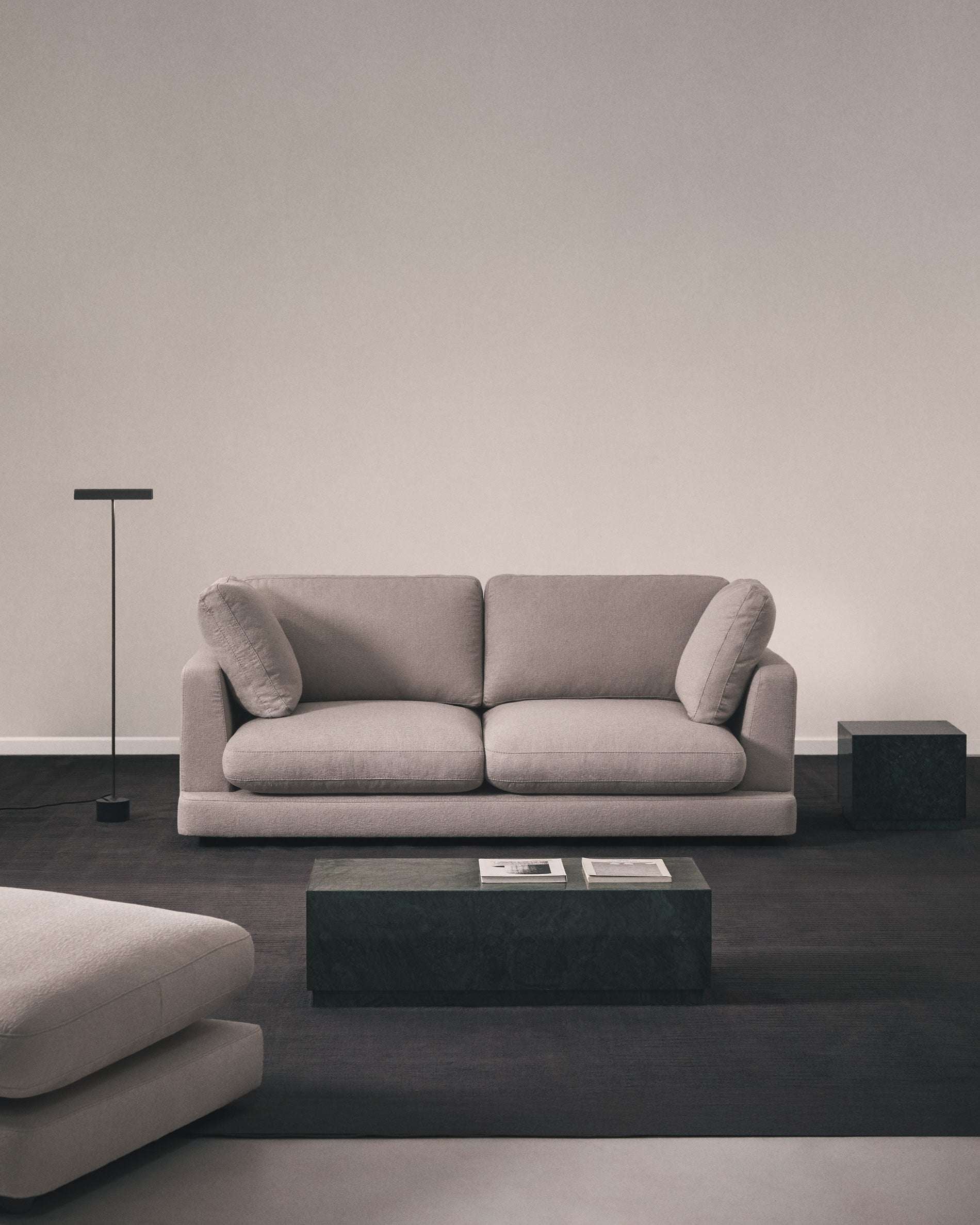 Sorein Couchtisch 100x50 cm – Echter Marmortisch in Grün mit exklusiver Maserung