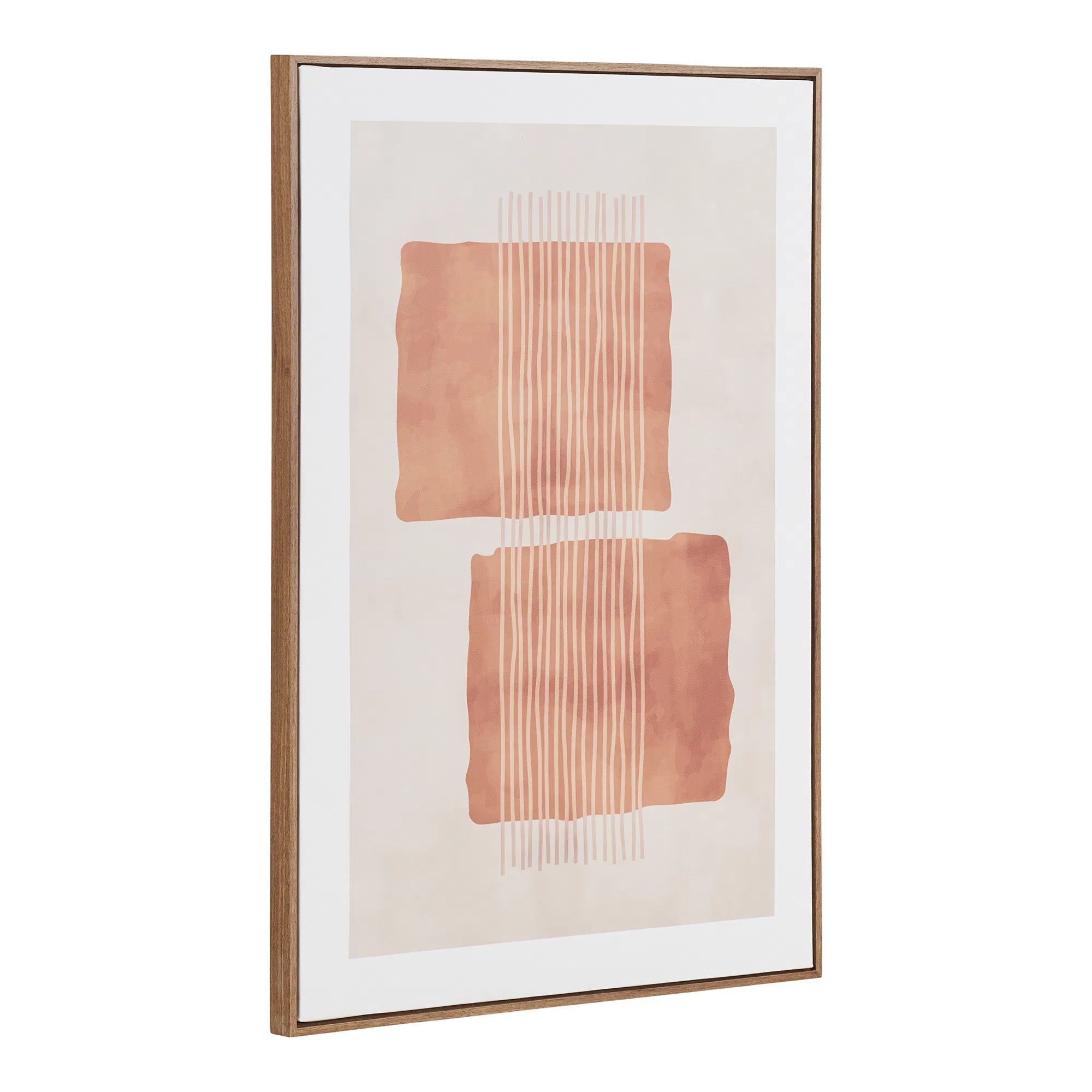 Wandbild Leinwand Beige/Braun 50x70 cm – Modernes Canvas im skandinavischen Stil (No.2)