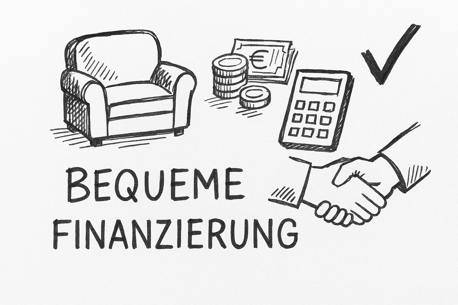 bequeme finanzierung - skizze wenig ki 