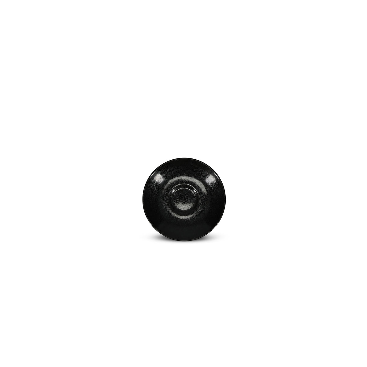 bonbistro Mokka-Untertasse 12 cm schwarz Ovio – 6er-Set – Produktansicht 1