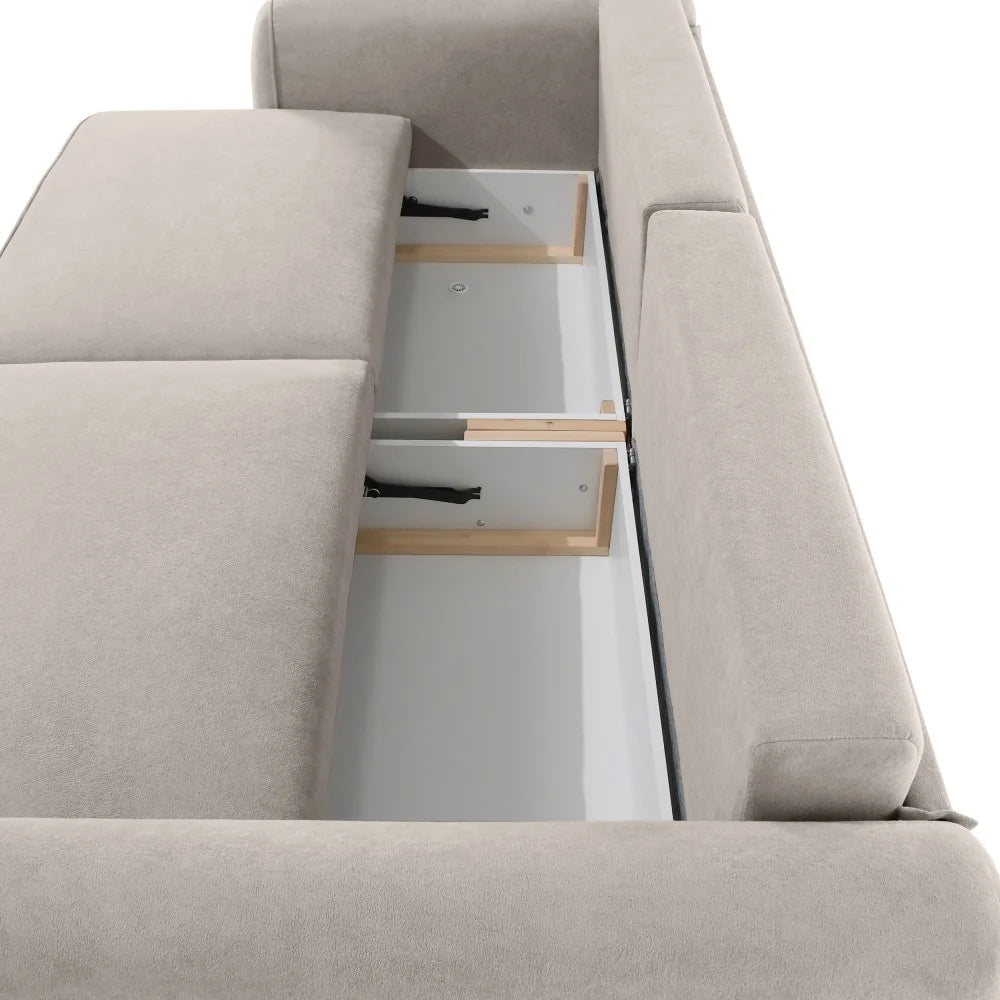 Borneo Schlafsofa in Plüsch