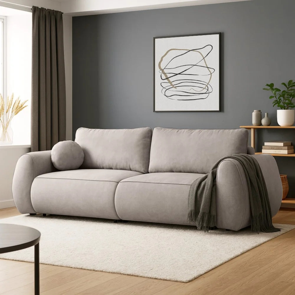 Borneo Schlafsofa in Plüsch