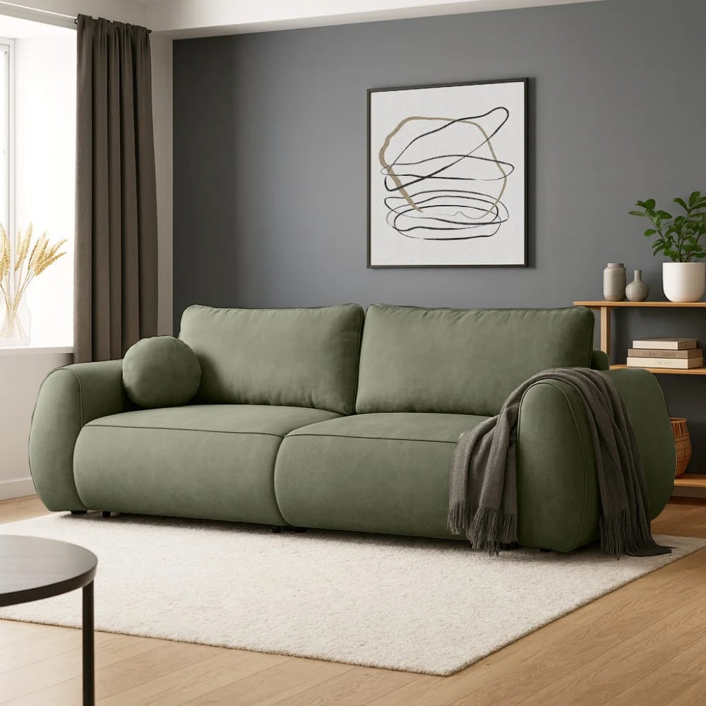 Borneo Schlafsofa in Plüsch