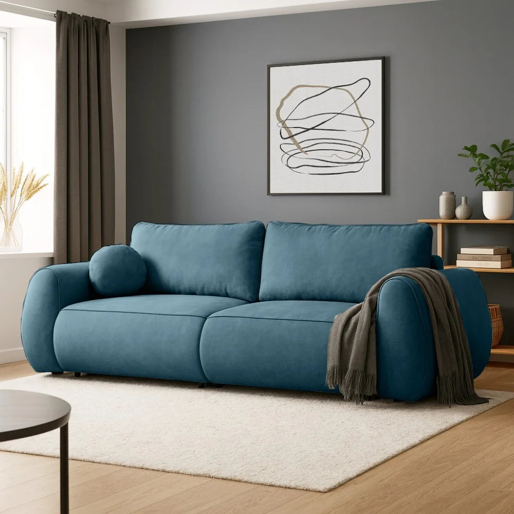 Borneo Schlafsofa in Plüsch