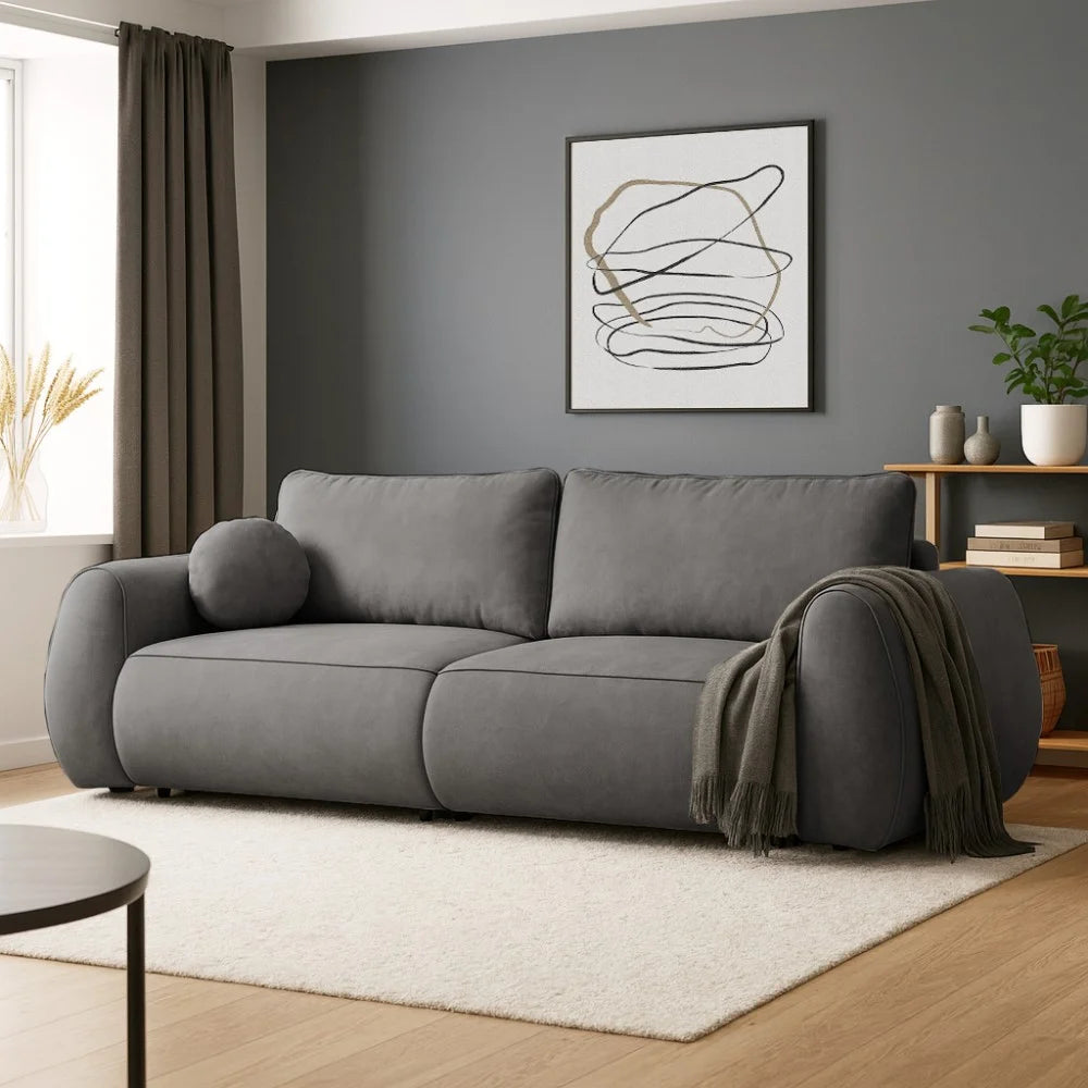 Borneo Schlafsofa in Plüsch