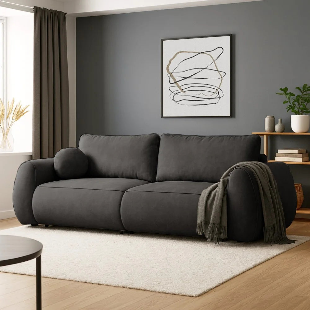Borneo Schlafsofa in Plüsch