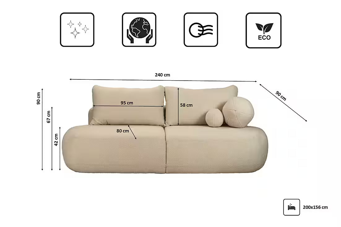 Schlafsofa Fabo #Variant_Beige