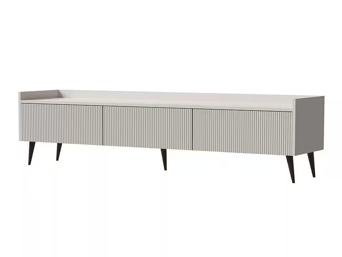 AVEN Board 180 cm – Design Lowboard mit Lamellenfront & 3 Türen